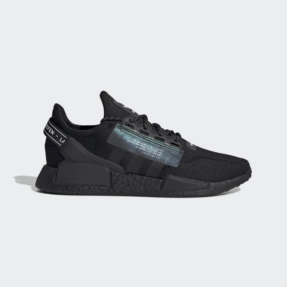 Adidas Men's NMD_R1 V2 Originals Shoes Black/Black Ireland FW1961